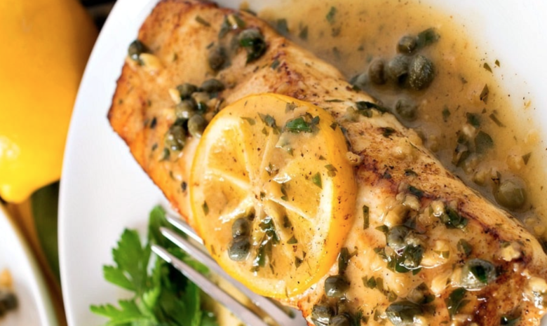 Recipes to lower inflammation: Halibut in a lemon butter sauce